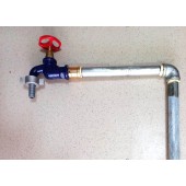 Robinet gradină 1/2" zincat fontă final